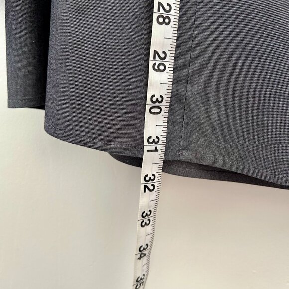 Gold Label Investments Dark Gray Button Down Shirt in sz 20W - Picture 4 of 5